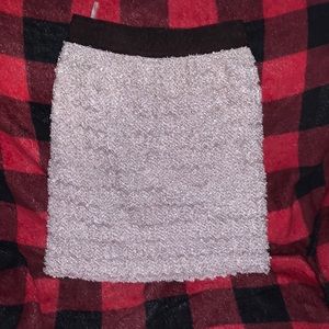 Adorably shines mini skirt